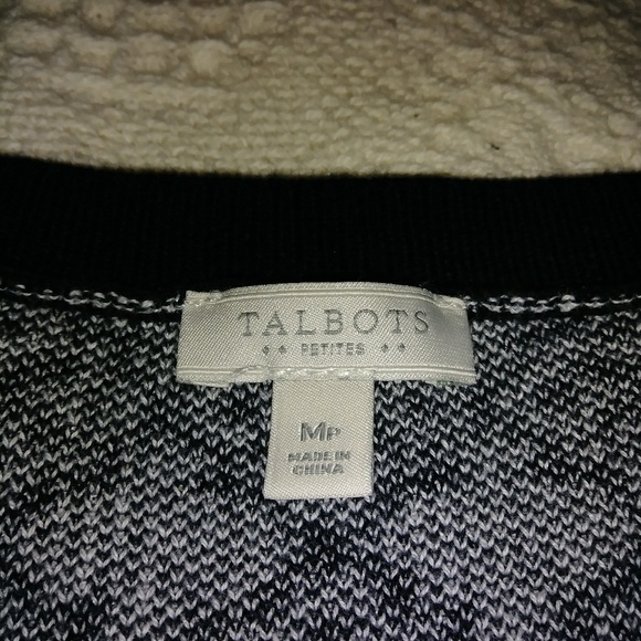 Talbots size MP Button Down Sweater NWOT - Picture 8 of 8